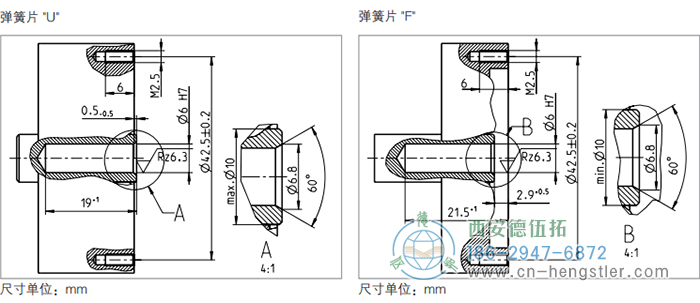 AD34電機(jī)反饋系統(tǒng)光電絕對(duì)值編碼器外形及安裝尺寸(安裝附件) 德國(guó)hengstler(亨士樂)編碼器