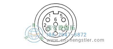 RI36-O標(biāo)準(zhǔn)實(shí)心軸光電增量編碼器外形及安裝尺寸(電氣連接 M16 連接器 Binder，6 腳) 德國(guó)hengstler(亨士樂)編碼器