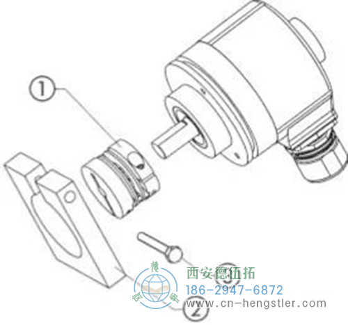 直接利用編碼器法蘭端面的安裝孔，你來(lái)實(shí)現(xiàn)編碼器與安裝支架的固定。