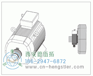 有空心軸的電動機軸編碼器（E9、M9）