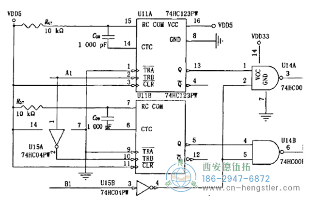 圖2編碼器檢測電路中的電路